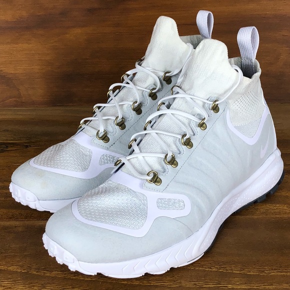 Nike Zoom Talaria Mid FK Flyknit White Black Shoe - Picture 6 of 8